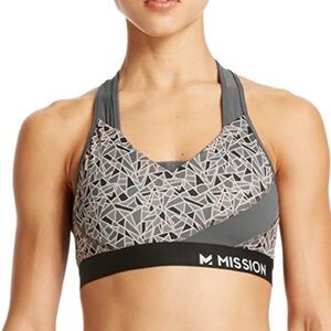 Mission VaporActive Temper Racerback Sports Bra. Size Medium.